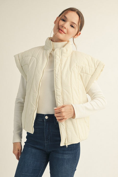 The Marilyn Vest (Ivory)