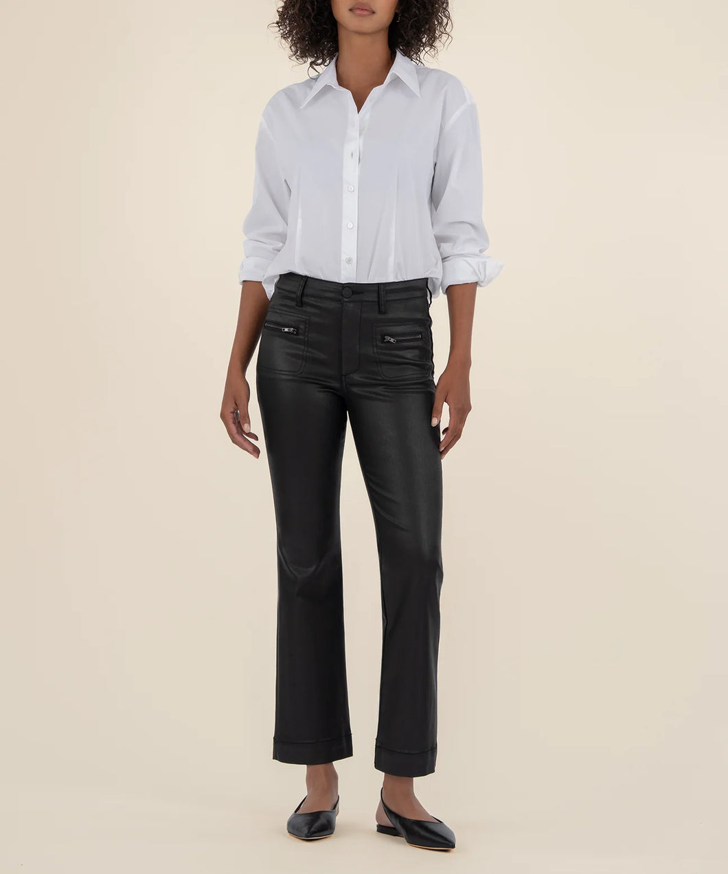 The Kelsey w/ Pkt Zipper by KUT (Black)