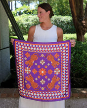 The Hollis Scarf (Purple and Orange)