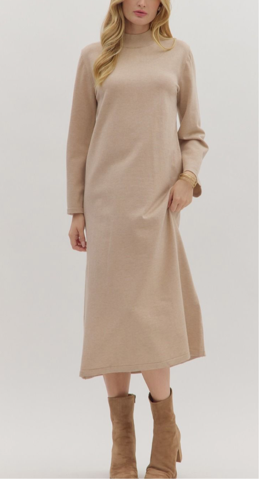 The Emma Dress (Sand)