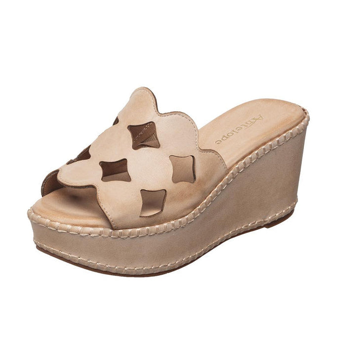 The Opal Wedge Sandal by Antelope – Crescent and Main