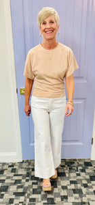 The Angel Wide Sleeve Tee (Champagne)