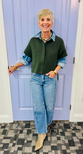 The Cara Cardigan(Olive)