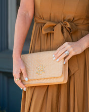 The Bryn Clutch (Natural Herringbone)