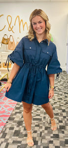 The Nellie Dress (Navy)