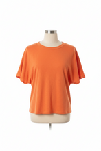 The C&M Wide Sleeve Slub Cotton Tee (Orange)