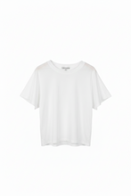 The C&M Wide Sleeve Slub Cotton Tee  (Marshmallow)