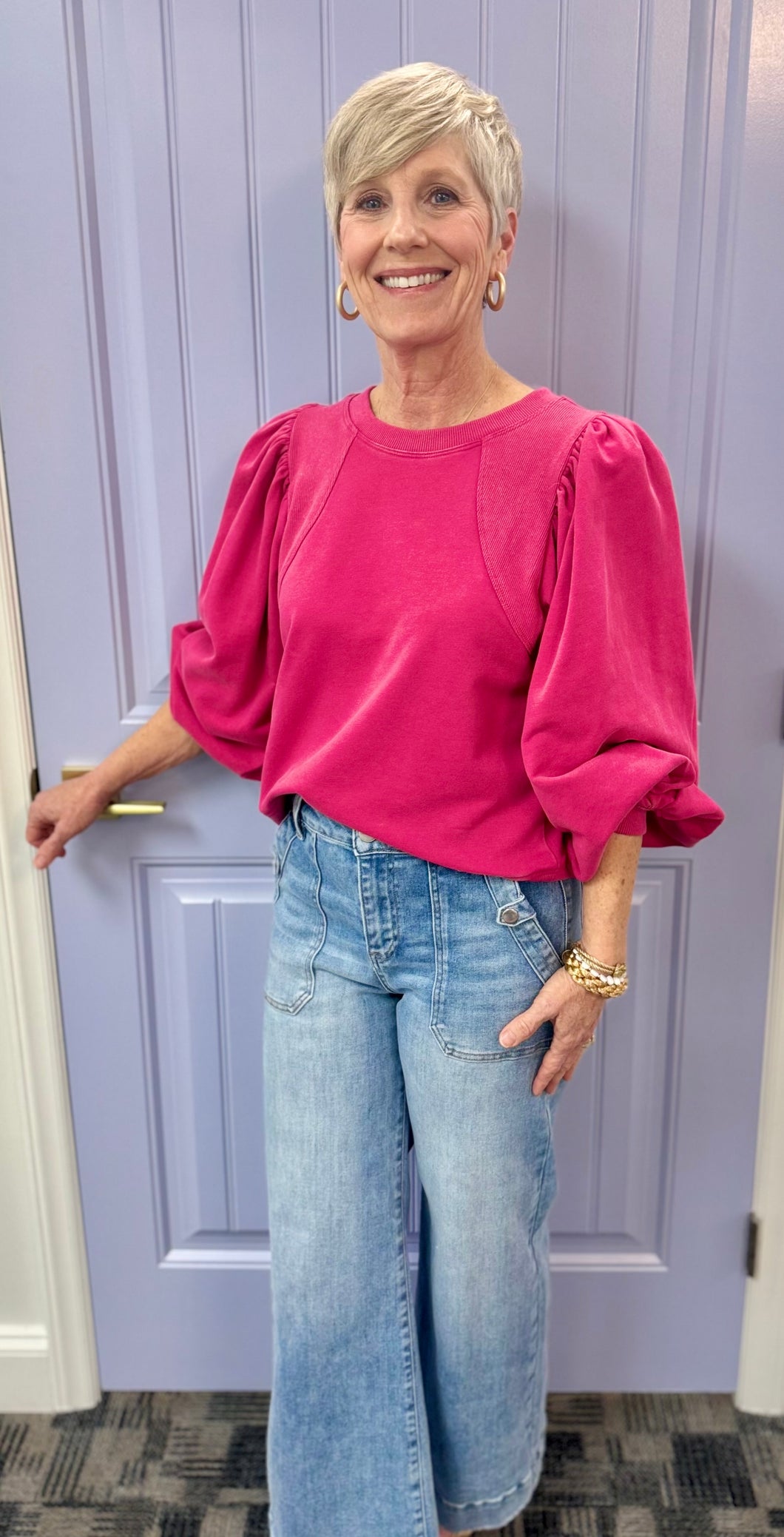 The Remy Top (Fuchsia)