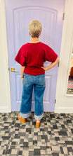 The C&M Wide Sleeve Tee (Garnet)