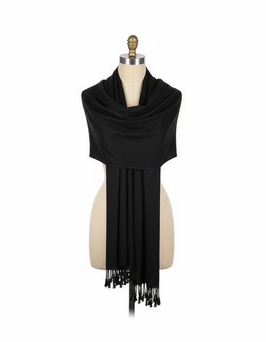 Black Pashmina Wrap