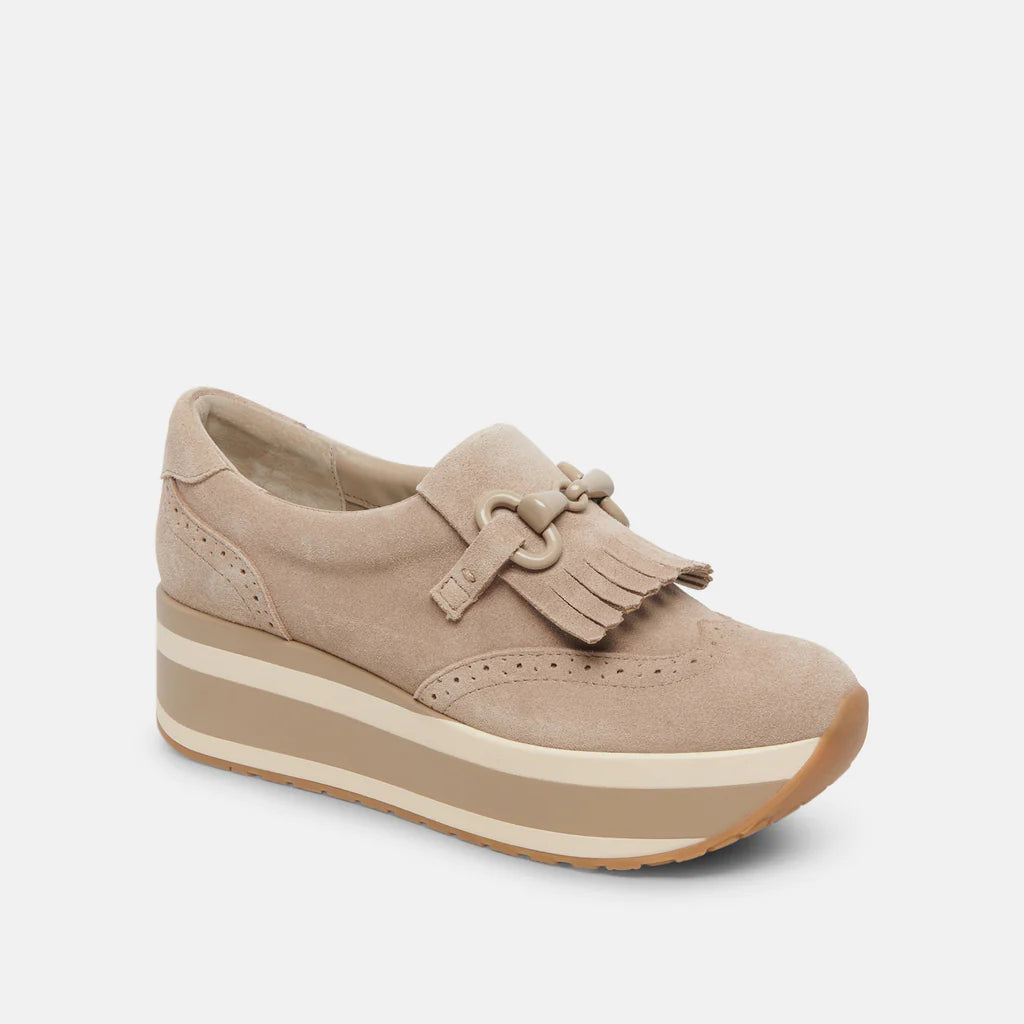 The Jhax Sneaker (Almond Suede)