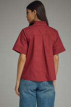 The Dottie Top (Burgundy)