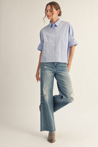 Charlize Button Down (Blue)