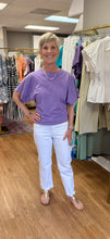 The C&M Wide Sleeve Slub Cotton Tee (Lily)