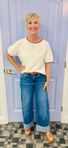 The Marcella Top (Ivory)