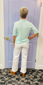 The Demi Top by Lilla P (Aqua)