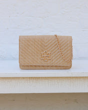 The Bryn Clutch (Natural Herringbone)