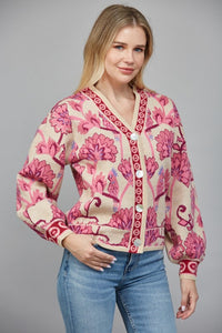 The Casey Cardigan (Pink Mix)