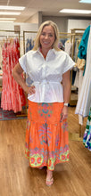 The Ada Skirt (Apricot Filigree)*Final Sale