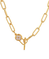 Clover Paper Clip Necklace