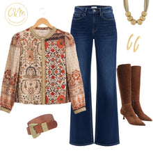 The Coco Top (Mocha Cream Floral)