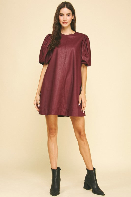 The Gizelle Dress (Burgundy)