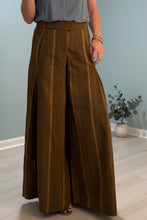 The Rolland Pant (Brown & Camel Stripe)