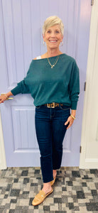 The Cory Sweater (Emerald)