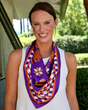 The Hollis Scarf (Purple and Orange)