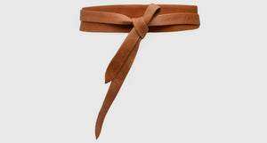 Cognac Wrap Belt (Midi size-slightly thinner than regular wrap belt)*PREORDER