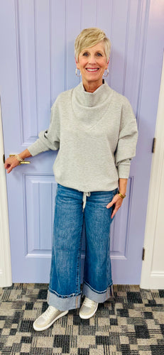 The Jade Top (Heather Grey)
