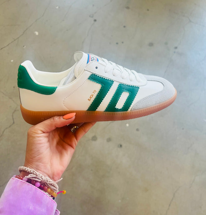 The Cloud Sneaker by Back70 (White/Green)