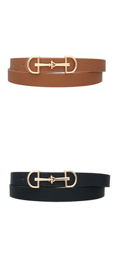 The Thin Horsebit Buckle Belt