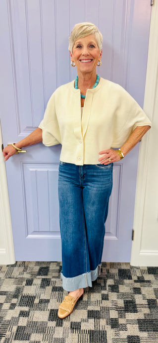 The Josslyn Cardigan (Ivory)