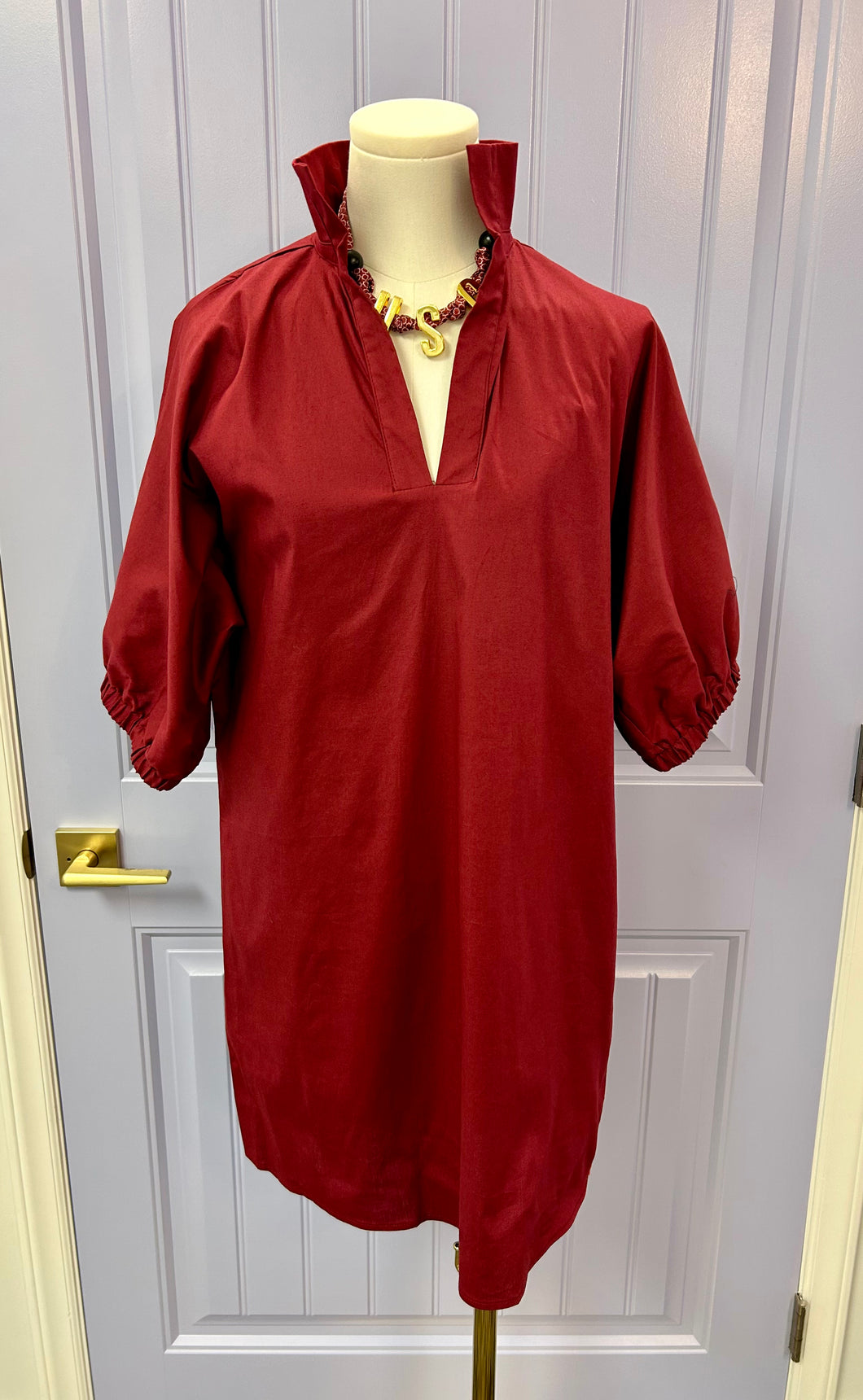The Brooks  Dress (Garnet)