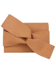 Bow Leather Clutch