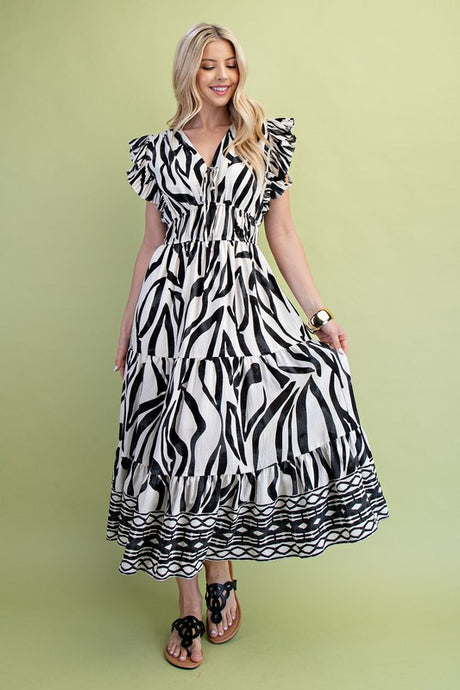 The Dorit Dress (Black & White)