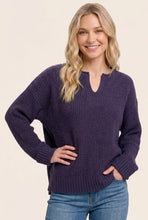 The Madden Sweater (Eggplant)