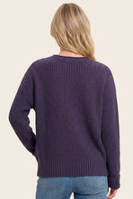 The Madden Sweater (Eggplant)