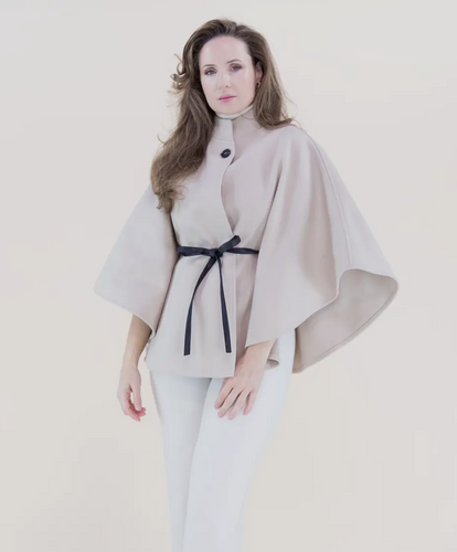 The Brandi Cape Coat (Beige)
