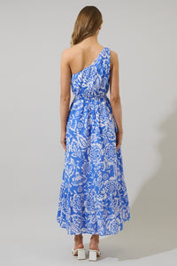 The Juno Dress (Blue & White)
