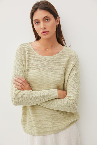 The Kenzie Sweater (Sage) *Final Sale