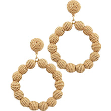 Daphne Wrapped Circle Earrings