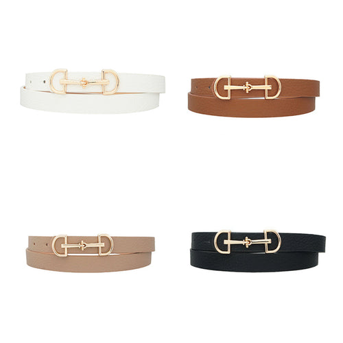 The Thin Horsebit Buckle Belt