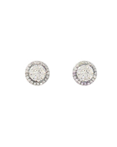 The Diamond Stud Earring (Silver)