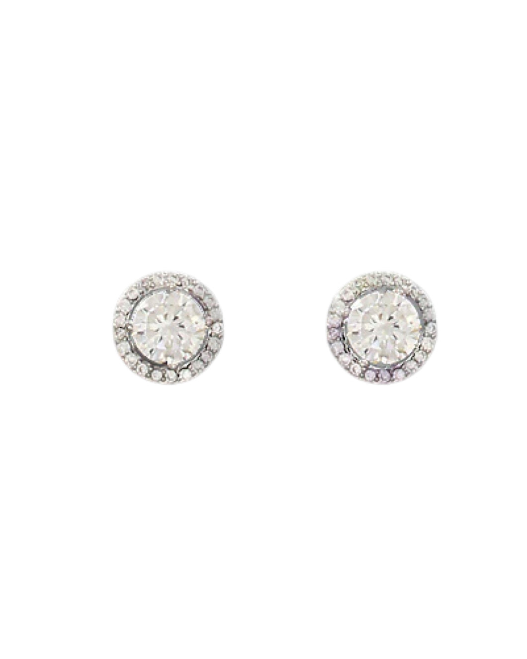 The Diamond Stud Earring (Silver)