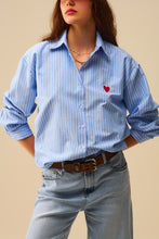 The Hart Top (Blue Stripe)