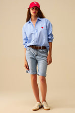 The Hart Top (Blue Stripe)