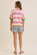 The Parker Sweater (Green/Orange)