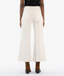 Meg Wide Leg Jean w/ Double Pockets by KUT from the Kloth (Ecru)